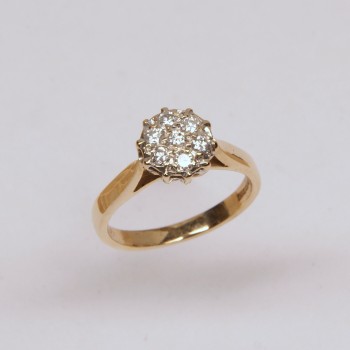 9ct Gold Diamond Ring